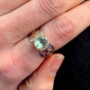 Ornate Amethyst Ring